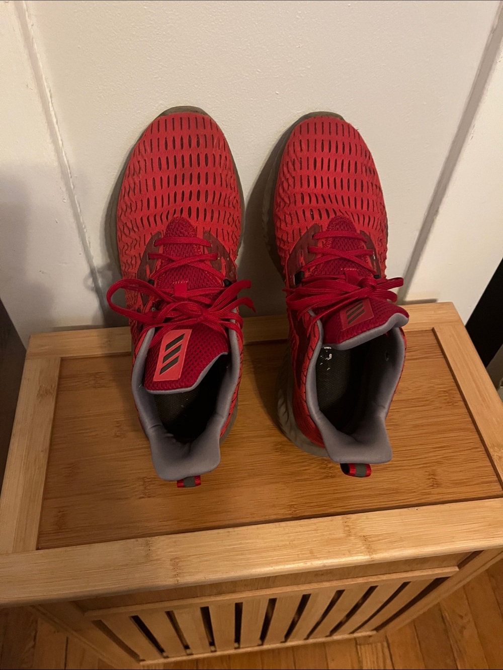 adidas Men's Red Athletic Running Shoes